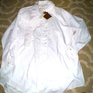 Anthropologie white shirt size XS